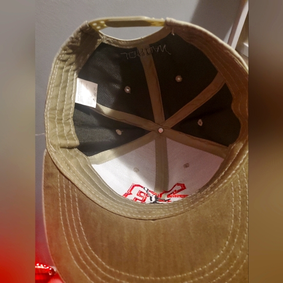 Jordan adjustable hat. (Color is lime green. - Picture 2 of 3